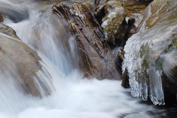 frozen stream