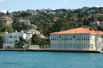 Naklejka premium historische gebäude am bosporus