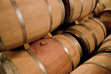 barriques de vin