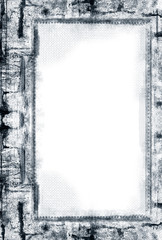 Grunge border and background
