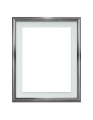 Empty Frame Isolated on White Background. 3D illustration