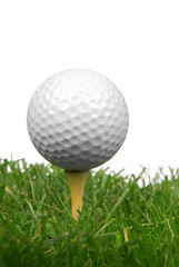golf ball close-up