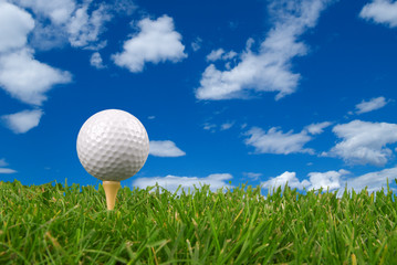 golf ball close-up