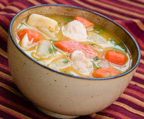 chicken soup - caribbean style