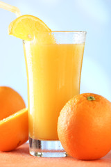 ein glas orangensaft