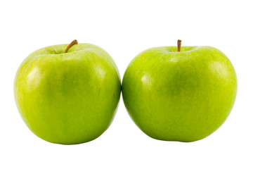 two green apples