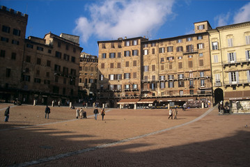 Naklejka premium piazza del campo