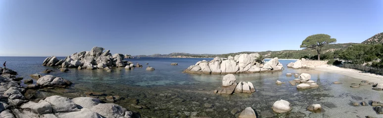 Foto auf Acrylglas Palombaggia Strand, Korsika Strand von Palombaggia, Korsika