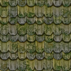 Fototapeta premium alte dachschindeln