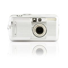 digital photo camera (isolated on white)