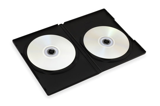 dvd box & 2 disks (include clipping path)