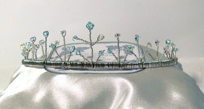 blue gem tiara