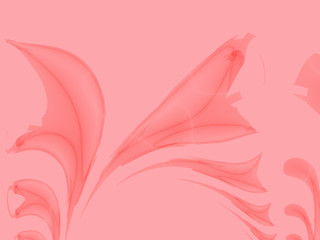 Fototapeta na wymiar Delikatny różowy liść