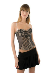 Fototapeta premium pretty brunette