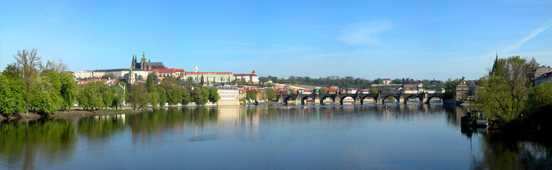 Fototapeta na wymiar widok na Most Karola