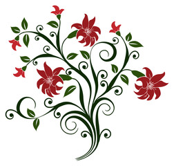 floral element for design