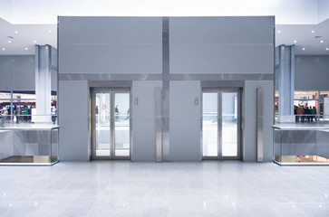lift doors on a top storey