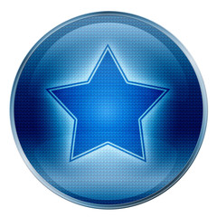 button star. (with clipping path)