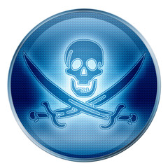 pirate icon. (with clipping path)