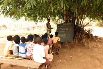 Tuinposter Schoolklas, Ghana © Living Legend