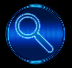 search and magnifier buttons. (with clipping path)