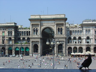 Galerie marchande à Milan