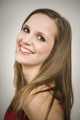 Naklejka premium young woman
