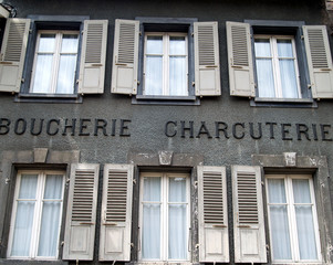 Obraz premium boucherie..la façade