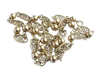 1213 - collier en or (détourage inclus)