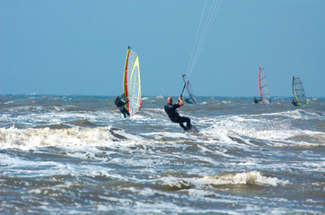 Obraz premium kite and wind surfing