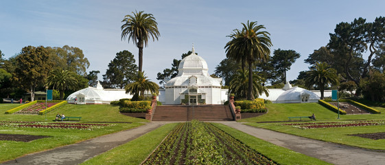 conservatory of flowers panorama © Rafael Ramirez