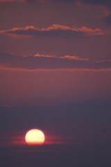 untergehende sonne