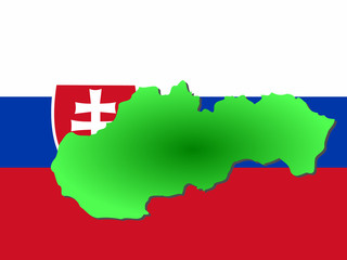 map of slovakia