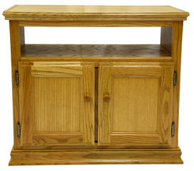 oak tv stand