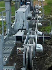 seilbahn - rollenbaterie