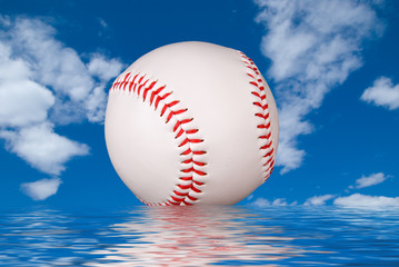 baseball sky reflect