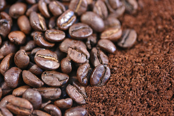 coffee beans & ground