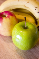 apples and bananas