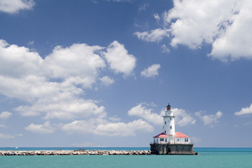 Fototapeta na wymiar chicago lighthouse