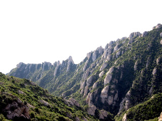 montserrat mountain view, barcelona, spain