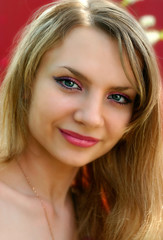 Naklejka premium anna's face