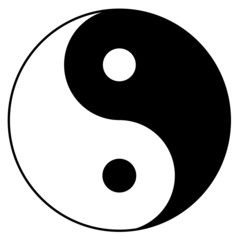 yin yang - obrazy, fototapety, plakaty