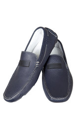 dark blue low shoes