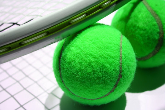 racket and balls