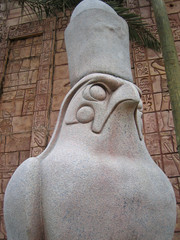 egyptian stone bird statue © Christopher Nolan
