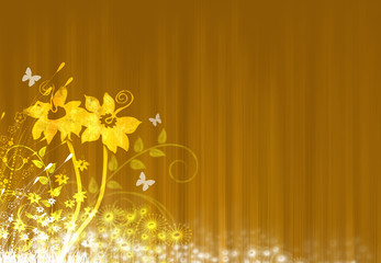 abstarct floral illustration
