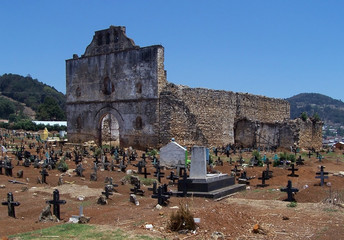 ruined church and cemetery