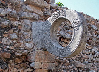 stone basketball ring of maya