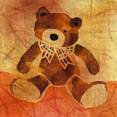 Teddy bear with a bow