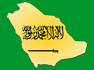 map of saudi arabia